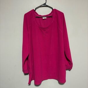 Danskin Now Women's Pink Long Sleeve Top size 4X